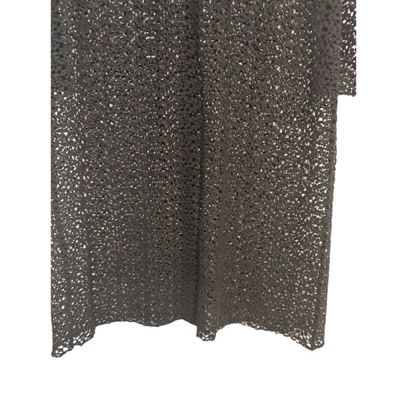 ZARA Medium Vintage-Inspired W&B Black Crochet Dress - Picture 9 of 15
